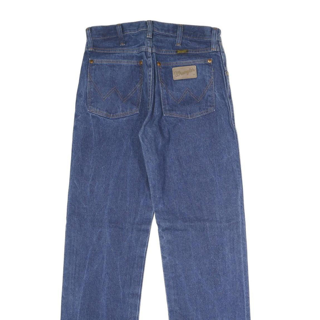 WRANGLER Mens Slim Blue Denim Classic Jeans W29 L31 Straight Cotton Zip
