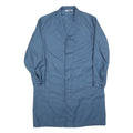 SPILAG Mens Blue Cotton Long Sleeve Button Jacket Size L Classic Workwear Plain