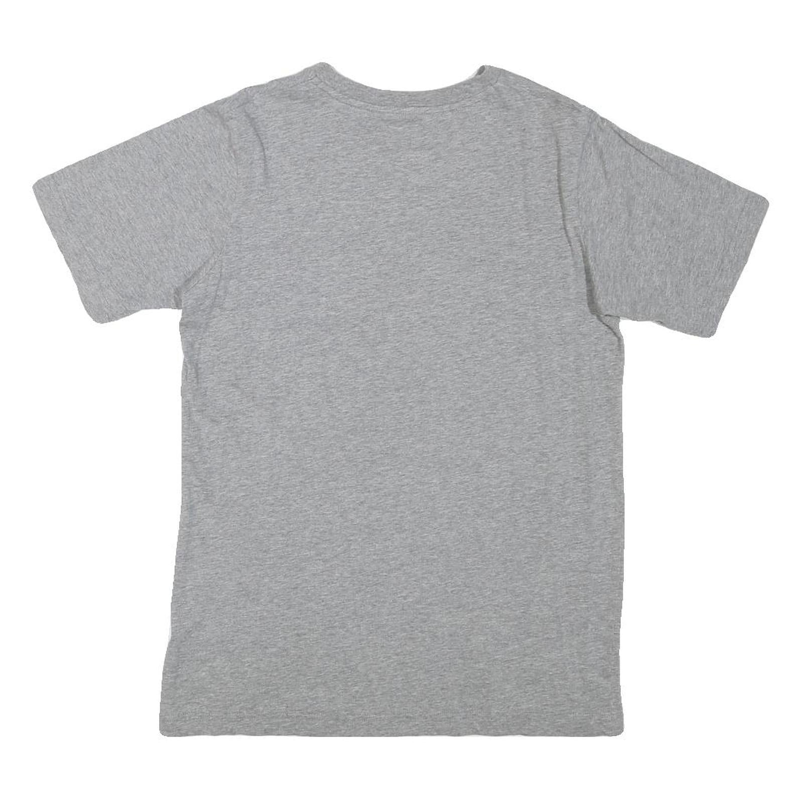 BERGHAUS Mens Grey Cotton Blend T-Shirt S Short Sleeve Crew Neck Logo Print