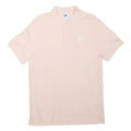 NIKE Mens Pink Polo Shirt M Cotton Blend Short Sleeve Plain Logo