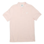 NIKE Mens Pink Polo Shirt M Cotton Blend Short Sleeve Plain Logo