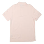 NIKE Mens Pink Polo Shirt M Cotton Blend Short Sleeve Plain Logo