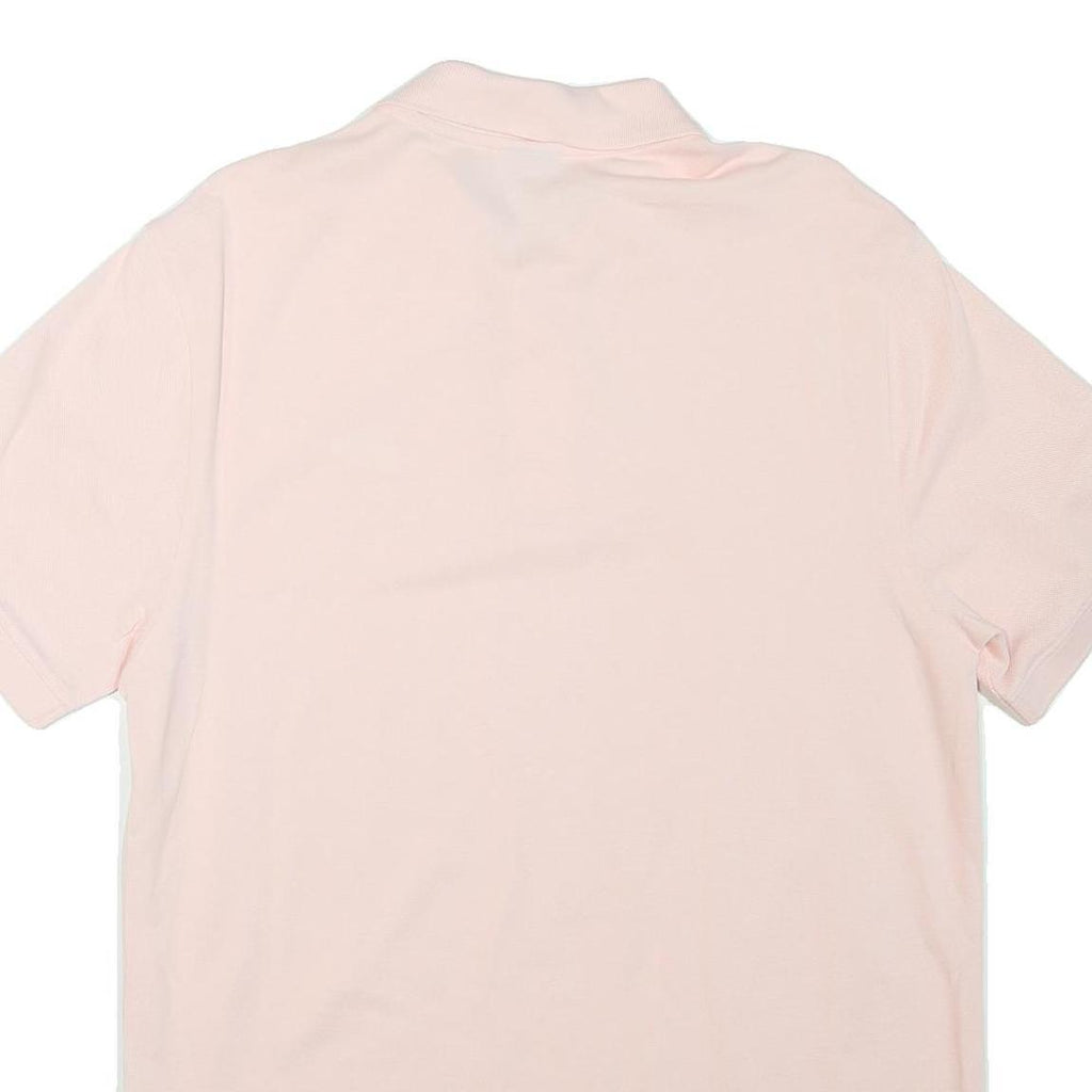 NIKE Mens Pink Polo Shirt M Cotton Blend Short Sleeve Plain Logo