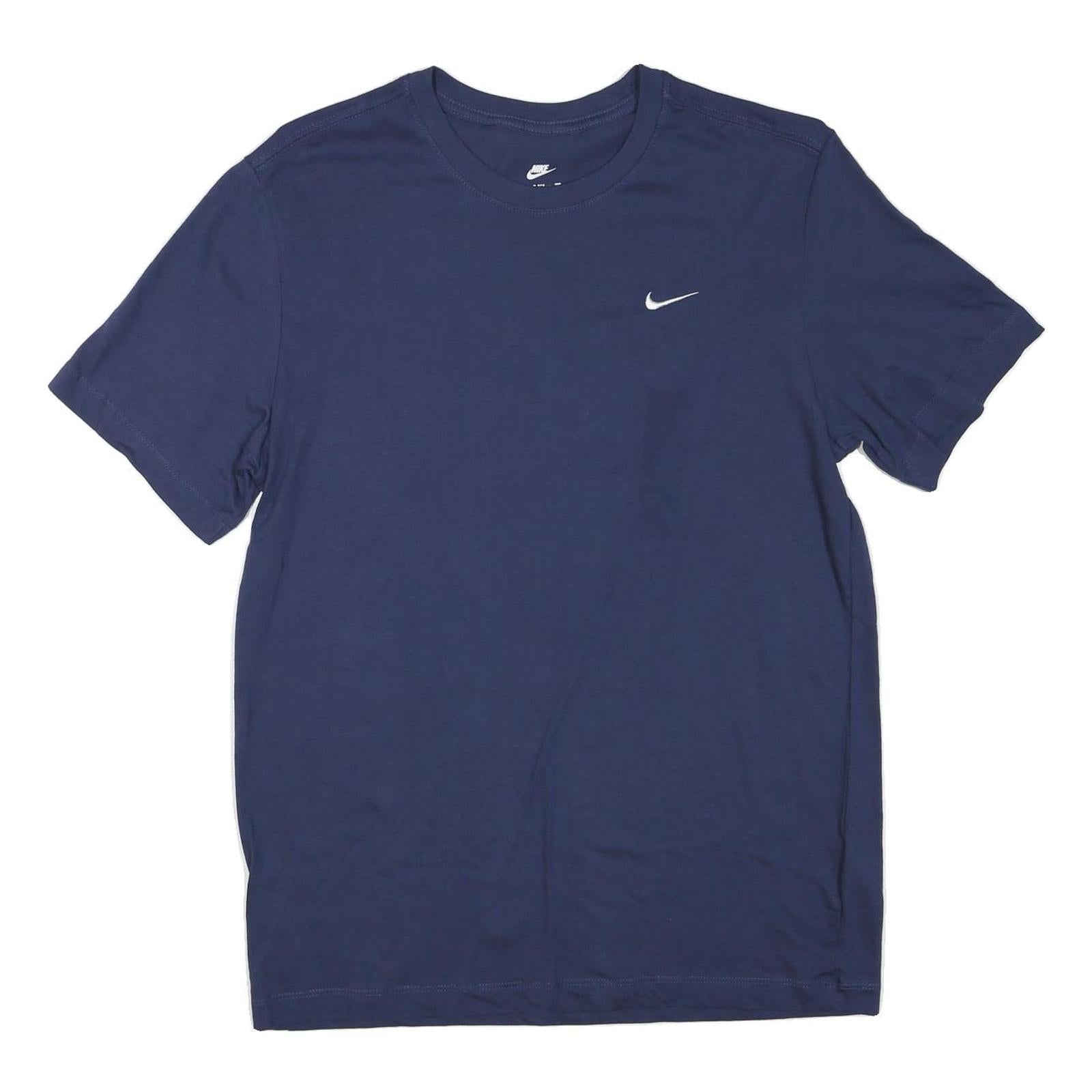 NIKE Mens Blue Graphic T-Shirt M Short Sleeve Crew Neck Basic Essential