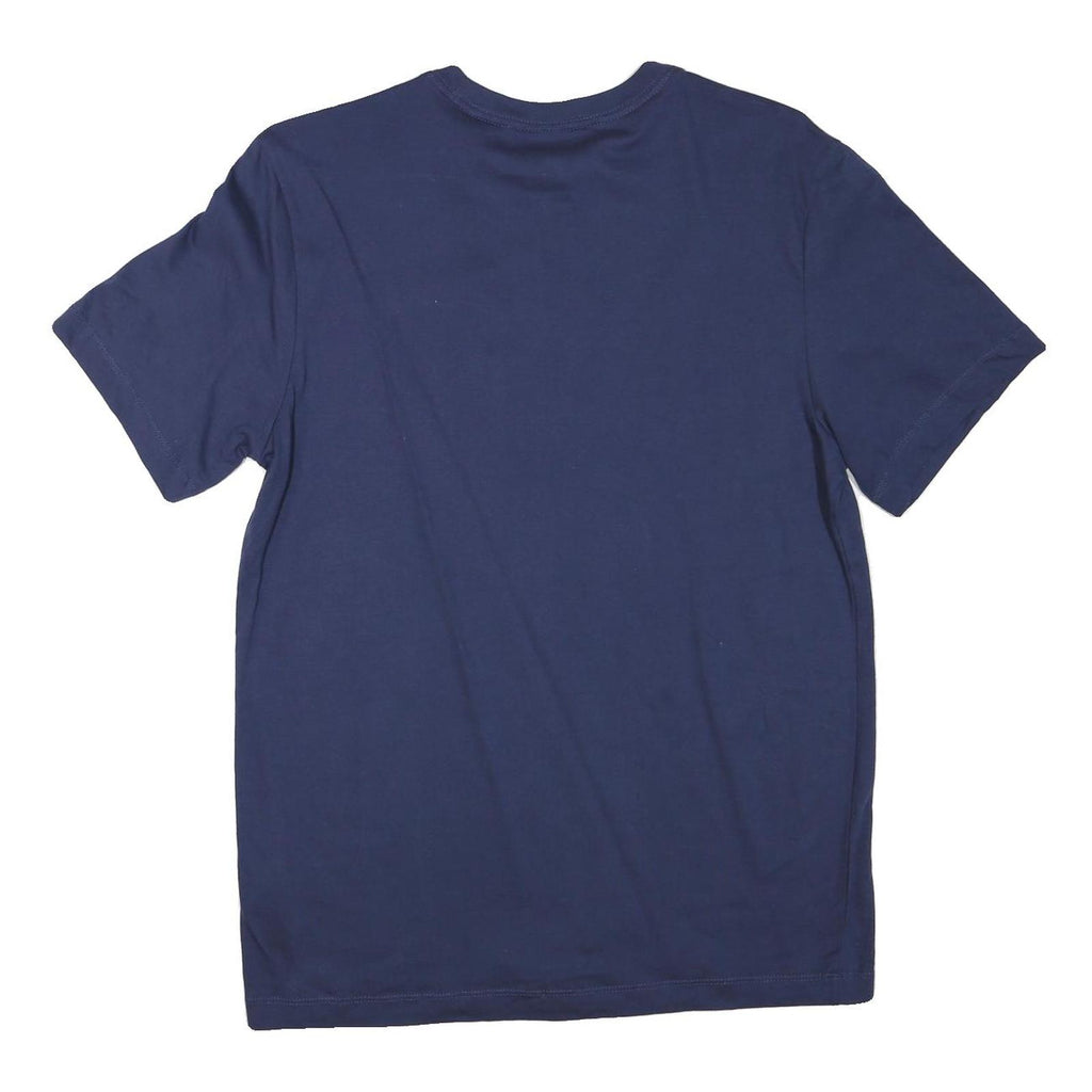 NIKE Mens Blue Graphic T-Shirt M Short Sleeve Crew Neck Basic Essential