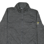 THE NORTH FACE Womens Grey Jacket L Polyester Blend Plain Zip Outdoor Casual