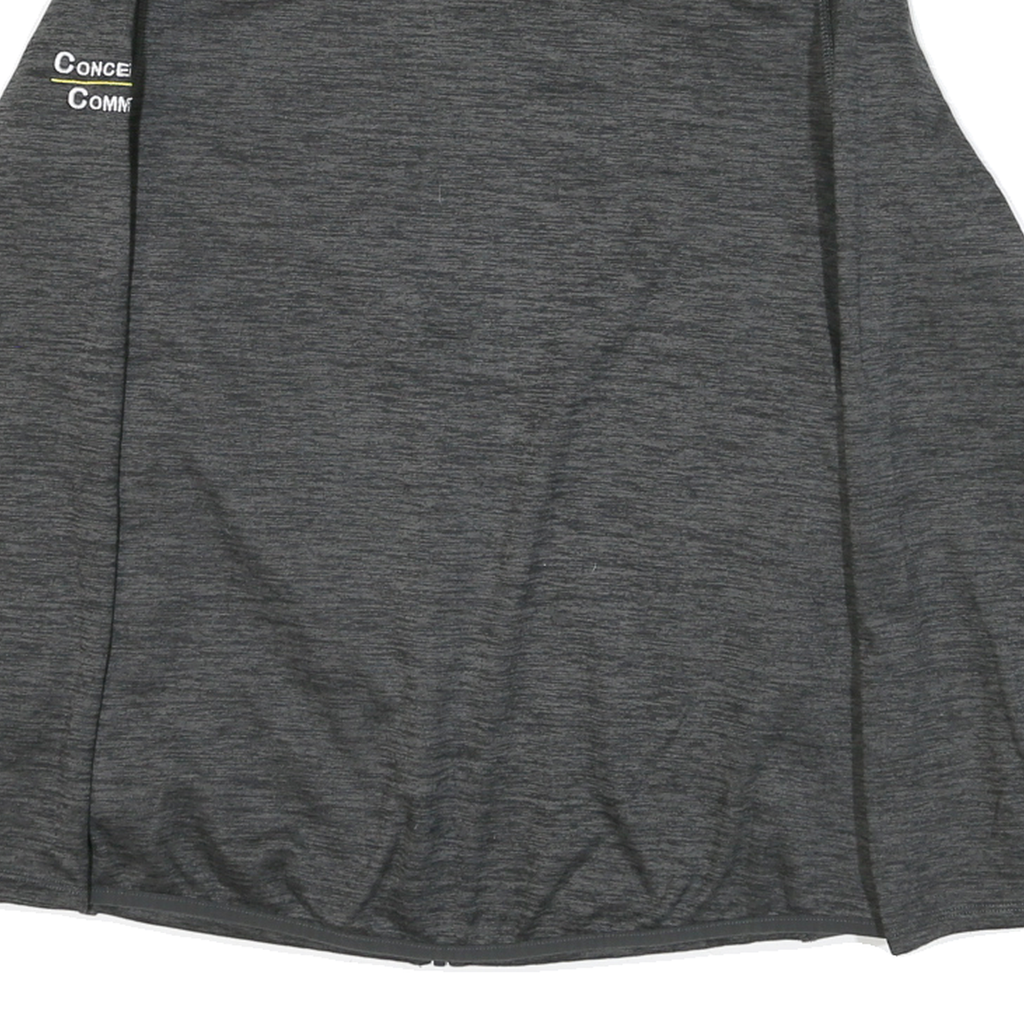 THE NORTH FACE Womens Grey Jacket L Polyester Blend Plain Zip Outdoor Casual