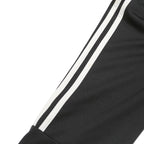 ADIDAS Mens Black & White Track Jacket XS Polyester Zip Stripe Sportswear
