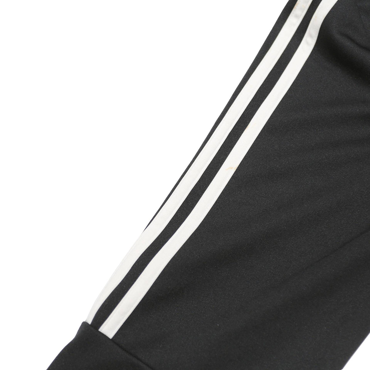 ADIDAS Mens Black & White Track Jacket XS Polyester Zip Stripe Sportswear
