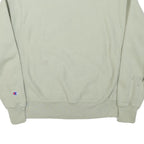 CHAMPION Mens Pale Green Crew Neck M Cotton Blend Sweatshirt Pullover Logo