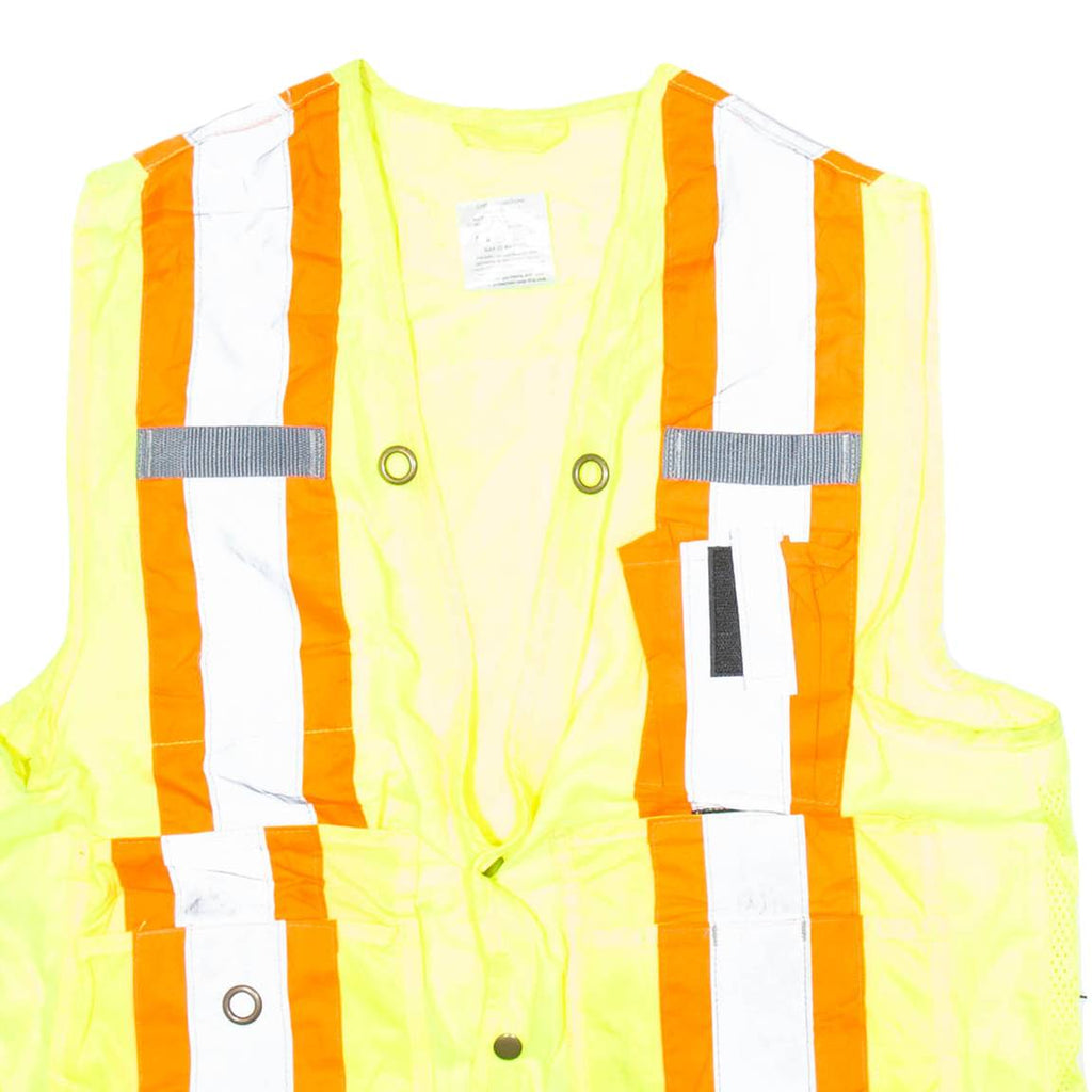 R&R INDUSTRIES High Visibility Mens Workwear Gilet Yellow M
