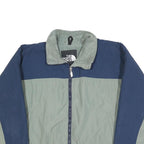 THE NORTH FACE Mens Blue & Grey Jacket M Polyester Zip Outdoor Warm Casual