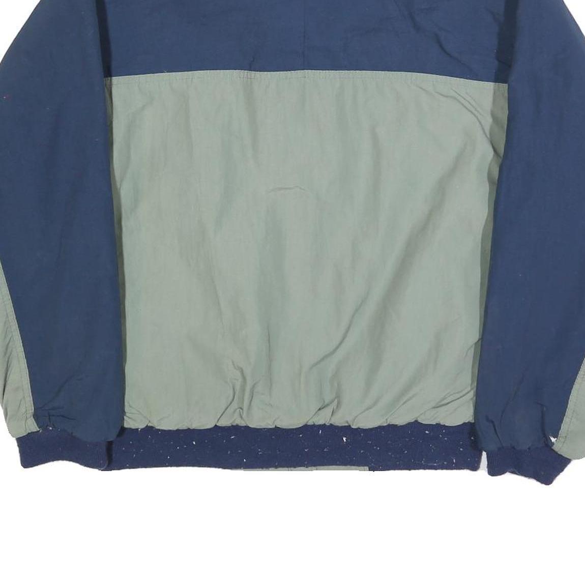 THE NORTH FACE Mens Blue & Grey Jacket M Polyester Zip Outdoor Warm Casual