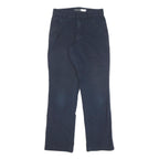 CARHARTT Mens Cotton Blend Navy Relaxed Leg Trousers W28 L30 Workwear Zip