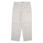 RETREAT Mens Trousers Beige Regular Straight W34 L30