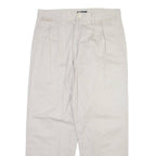 RETREAT Mens Trousers Beige Regular Straight W34 L30