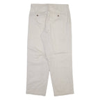 RETREAT Mens Trousers Beige Regular Straight W34 L30