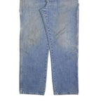 DICKIES Mens Jeans Blue Relaxed Straight Denim Light W40 L34 Workwear Casual