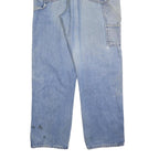 DICKIES Mens Jeans Blue Relaxed Straight Denim Light W40 L34 Workwear Casual