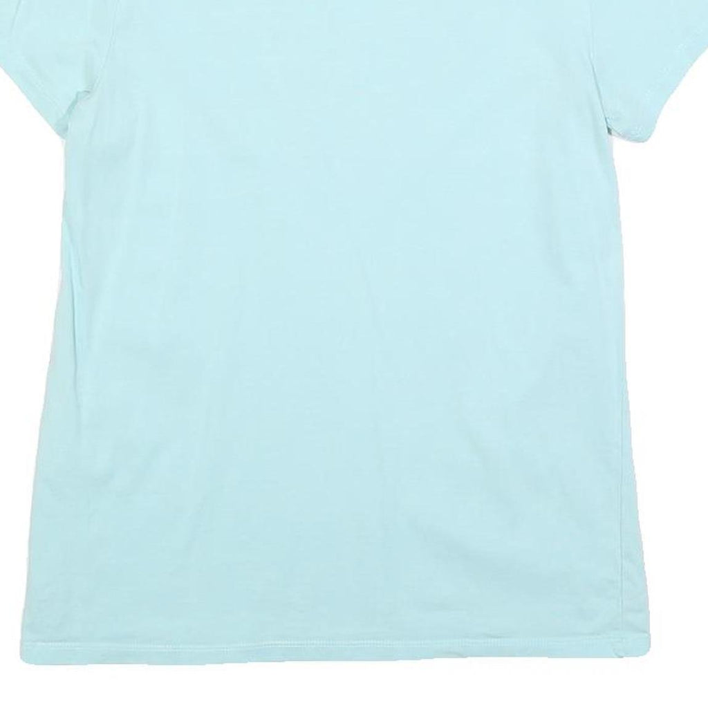 LEVI'S Womens Blue Graphic T-Shirt S Short Sleeve Crew Neck Cotton Blend