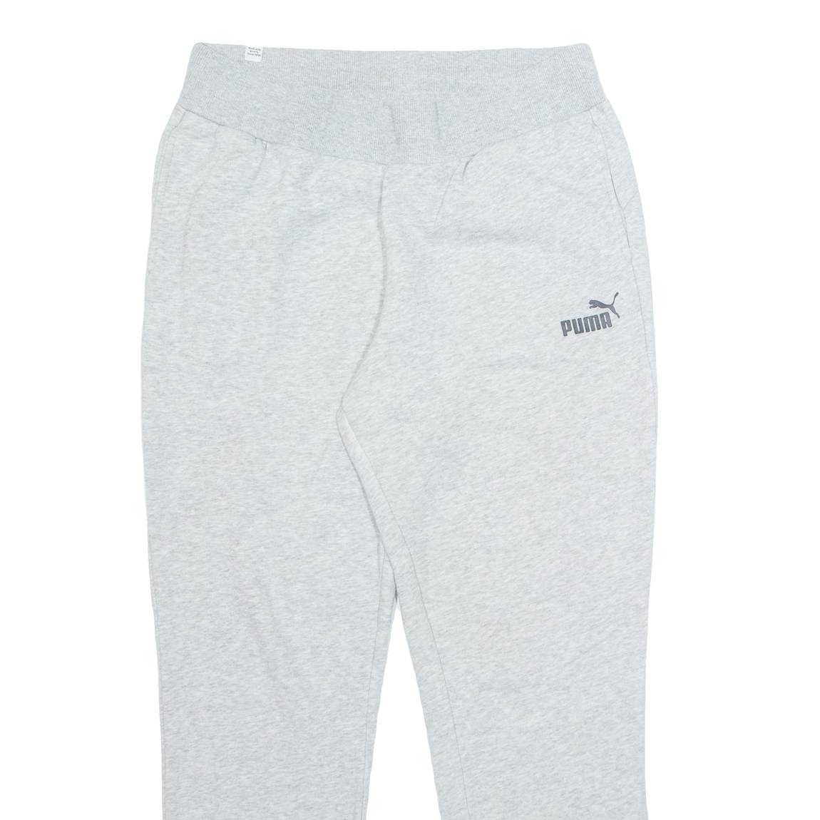 PUMA Mens Joggers Grey Tapered L W28 L28