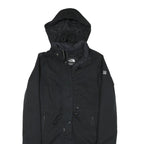 THE NORTH FACE Womens Black Outdoor Jacket S Polyester Blend Plain Hooded Zip