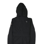 THE NORTH FACE Womens Black Outdoor Jacket S Polyester Blend Plain Hooded Zip