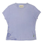 BERGHAUS Girls Blue Graphic T-Shirt 12Y Short Sleeve Crew Neck Cotton Blend