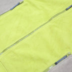HELLY HANSEN Mens Yellow & Grey Fleece Gilet M Polyester Zip Casual Outerwear
