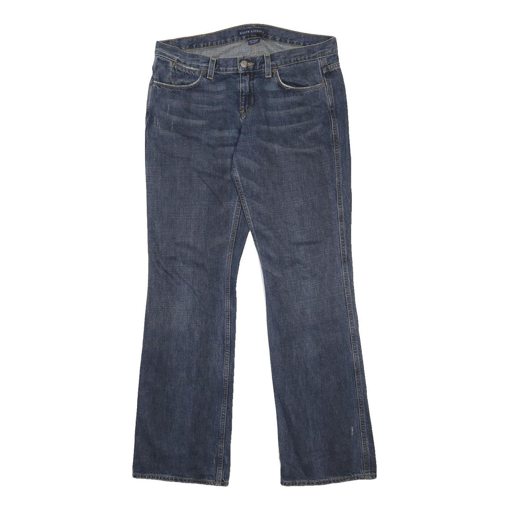RALPH LAUREN Womens Regular Blue Denim Straight Fit Cotton W31 L30 Jeans Classic