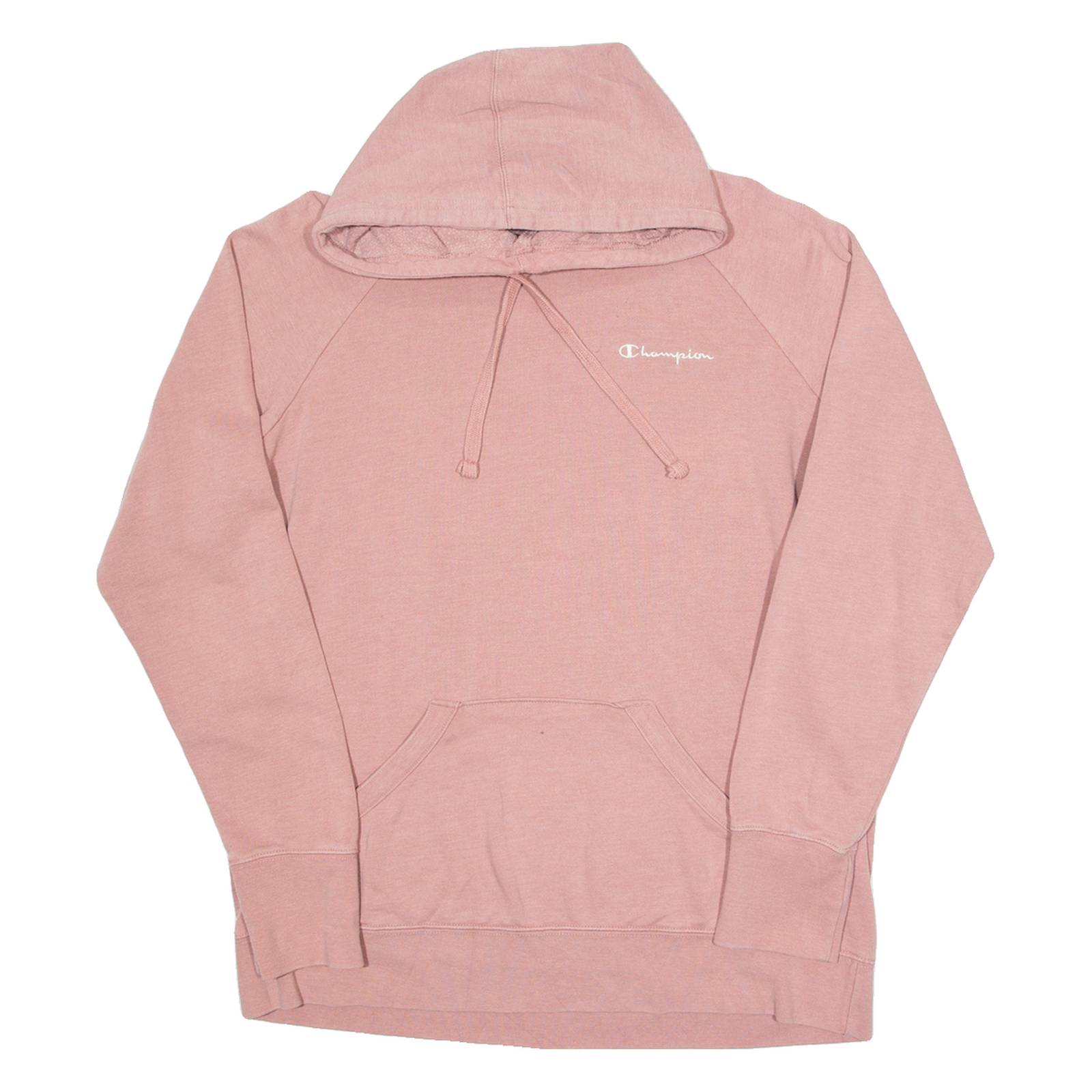 CHAMPION Womens Pink Hoodie L
