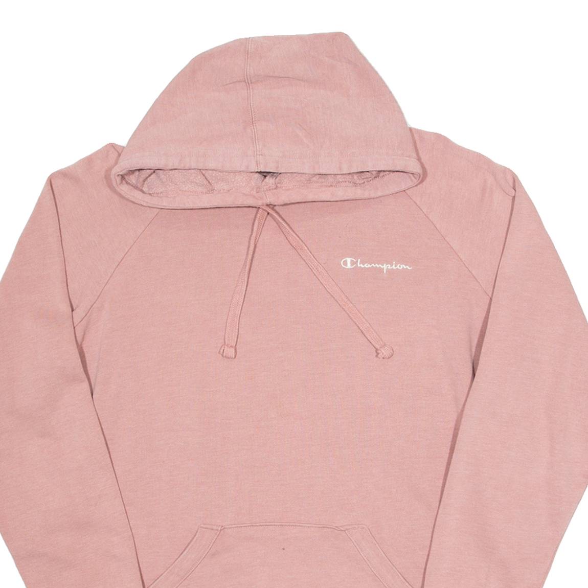CHAMPION Womens Pink Hoodie L