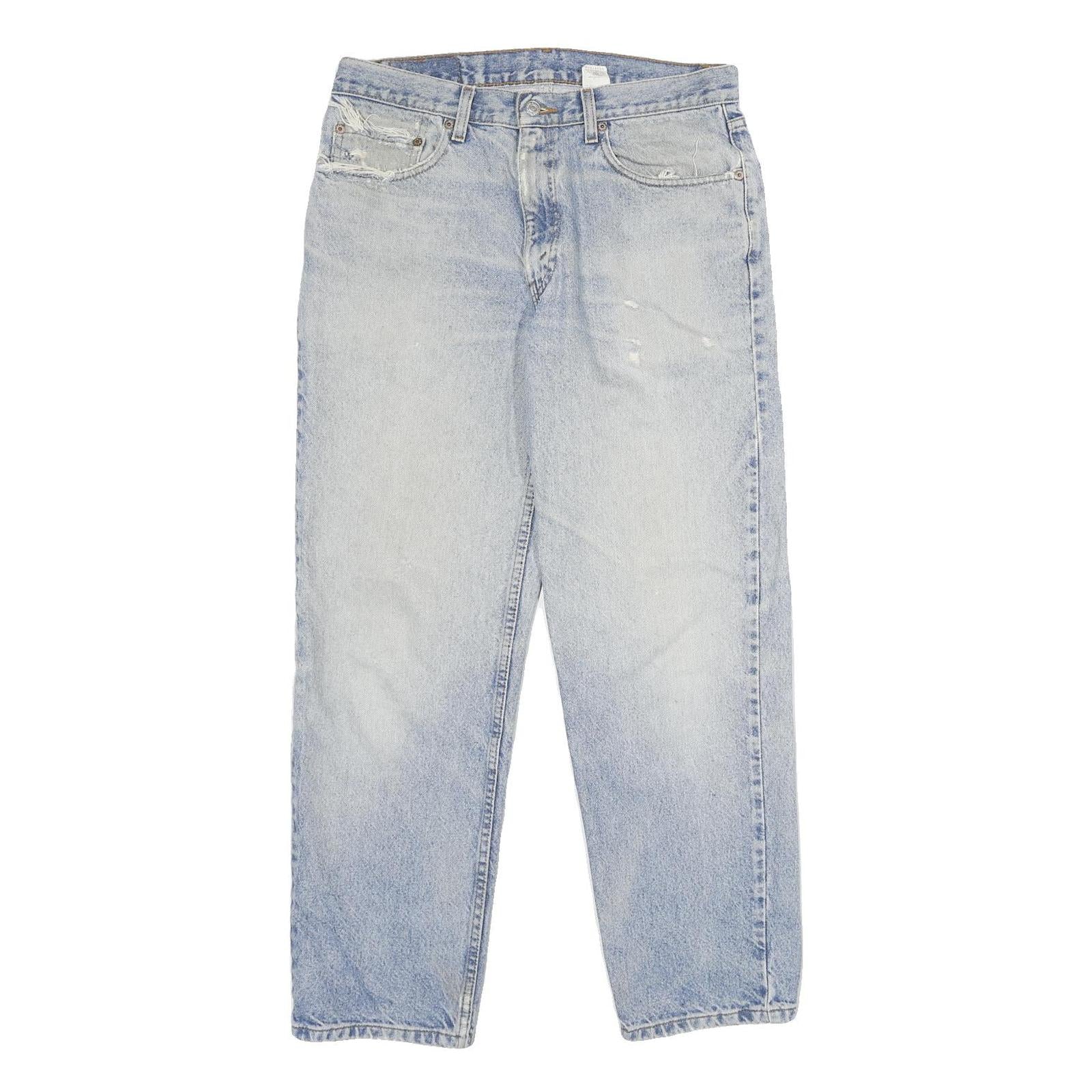 LEVI'S 55 Mens Jeans Blue Relaxed Straight Denim Light W34 L30 Classic Fit