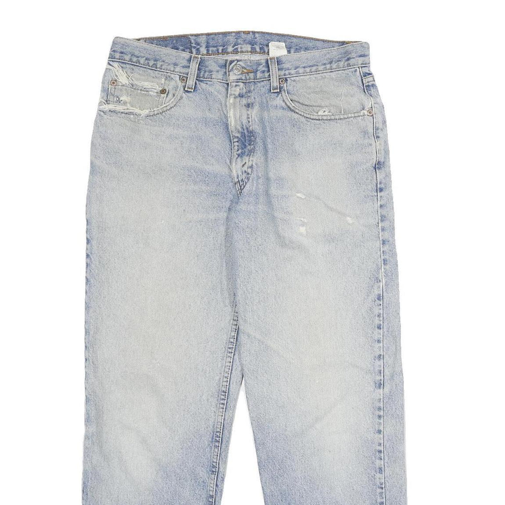 LEVI'S 55 Mens Jeans Blue Relaxed Straight Denim Light W34 L30 Classic Fit