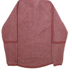 NIKE Mens Red Full Zip Hoodie S Polyester Blend Casual Sportswear Lightweight