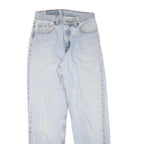 LEVI'S Womens Relaxed Fit Light Blue Denim Jeans W26 L30 Zip Closure Casual
