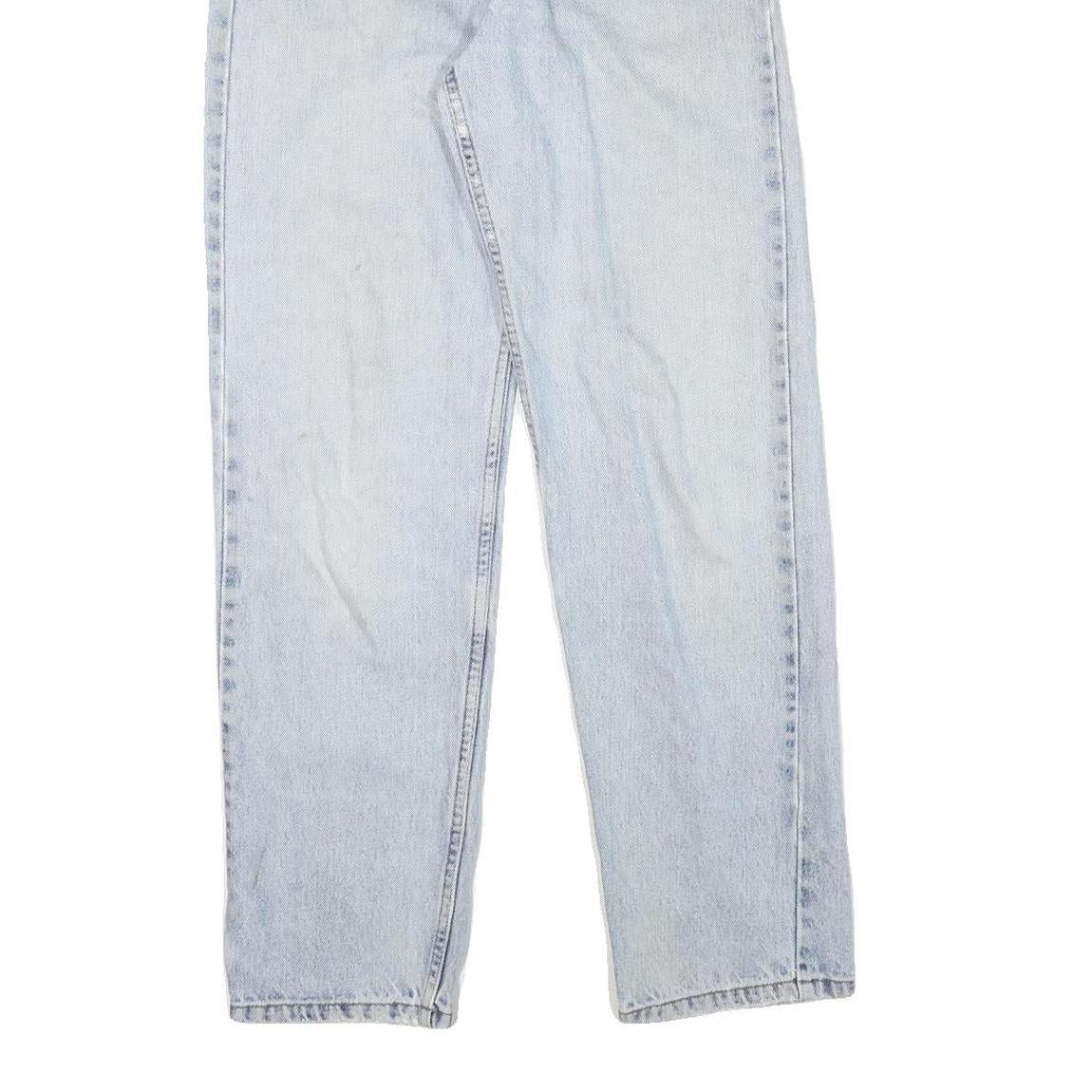 LEVI'S Womens Relaxed Fit Light Blue Denim Jeans W26 L30 Zip Closure Casual