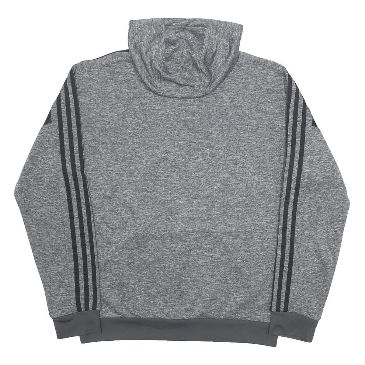 ADIDAS Mens Grey ¼ Zip Hoodie M Sportswear Sweatshirt Gym Casual