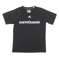 ADIDAS Mens Black Earthquakes Graphic T-Shirt M Short Sleeve Crew Neck