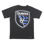 ADIDAS Mens Black Earthquakes Graphic T-Shirt M Short Sleeve Crew Neck