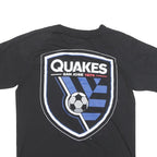 ADIDAS Mens Black Earthquakes Graphic T-Shirt M Short Sleeve Crew Neck