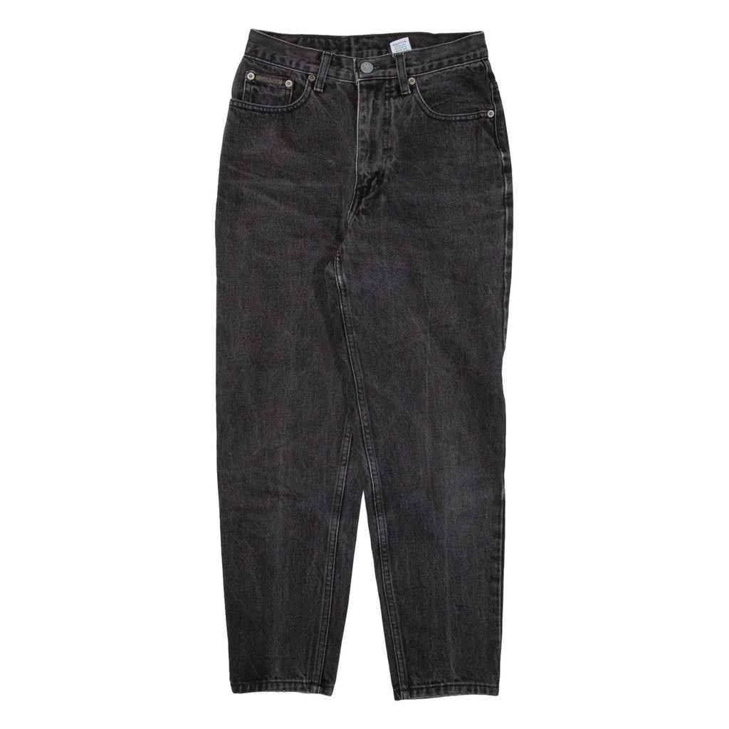 CALVIN KLEIN JEANS Womens Jeans Black Regular Tapered W24 L24