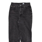 CALVIN KLEIN JEANS Womens Jeans Black Regular Tapered W24 L24