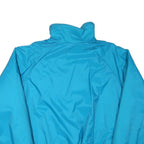 COLUMBIA Mens Blue Jacket L Polyester Blend Plain Zip Outdoor Lightweight