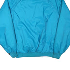 COLUMBIA Mens Blue Jacket L Polyester Blend Plain Zip Outdoor Lightweight