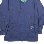 RUKKA Mens Blue Lightweight Jacket S Polyamide Plain Outdoor Zip Fastening