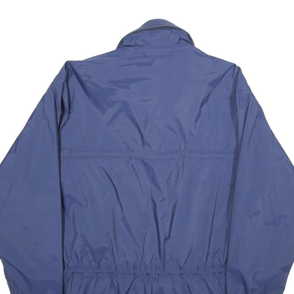 RUKKA Mens Blue Lightweight Jacket S Polyamide Plain Outdoor Zip Fastening