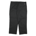 DICKIES Mens Black Relaxed Straight Cotton Blend Trousers W40 L29 Workwear Zip