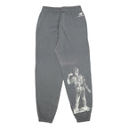 NEW BALANCE Mens Joggers Grey S W28 L30 Cotton Drawstring Elastic Legs Casual