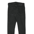 LEVI'S 512 Mens Jeans Black Slim Skinny Denim W26 L26 Slim Fit Zip Closure